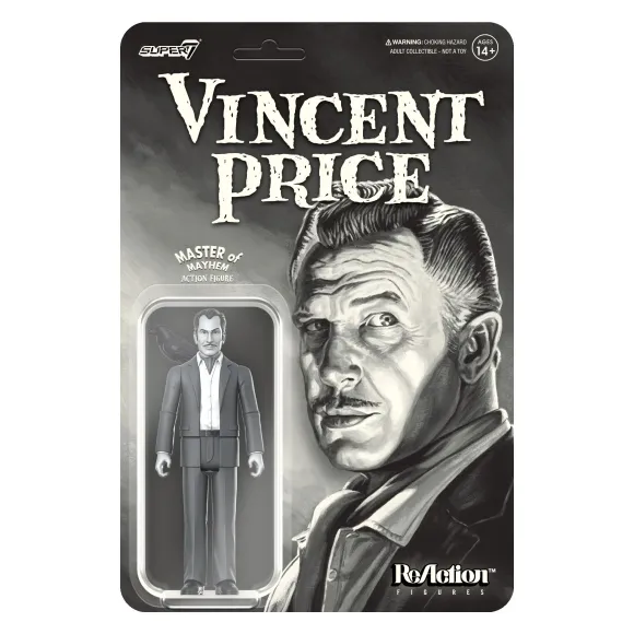 Vincent Price Reaction - Vincent Price (Grayscale)