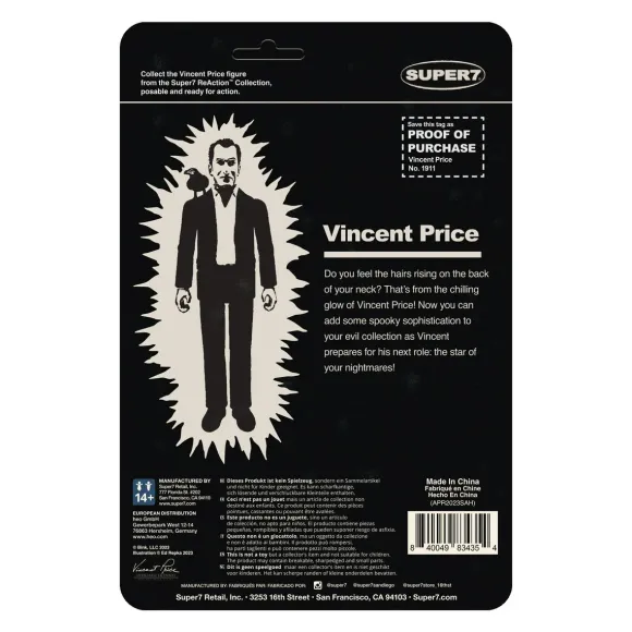 Vincent Price Reaction Figures - Vincent Price (Monster Glow)