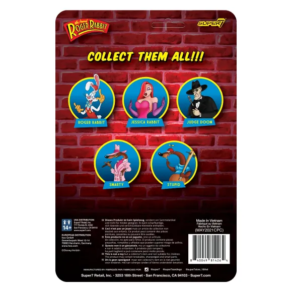 Who Framed Roger Rabbit Reaction Figure Wave 1 - Jessica Rabbit